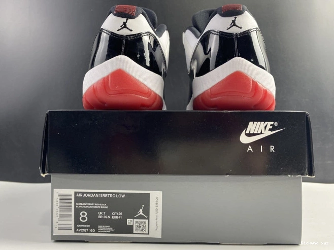 Air Retro 11 AV2187-160 Bred Jordan Low Concord 0816